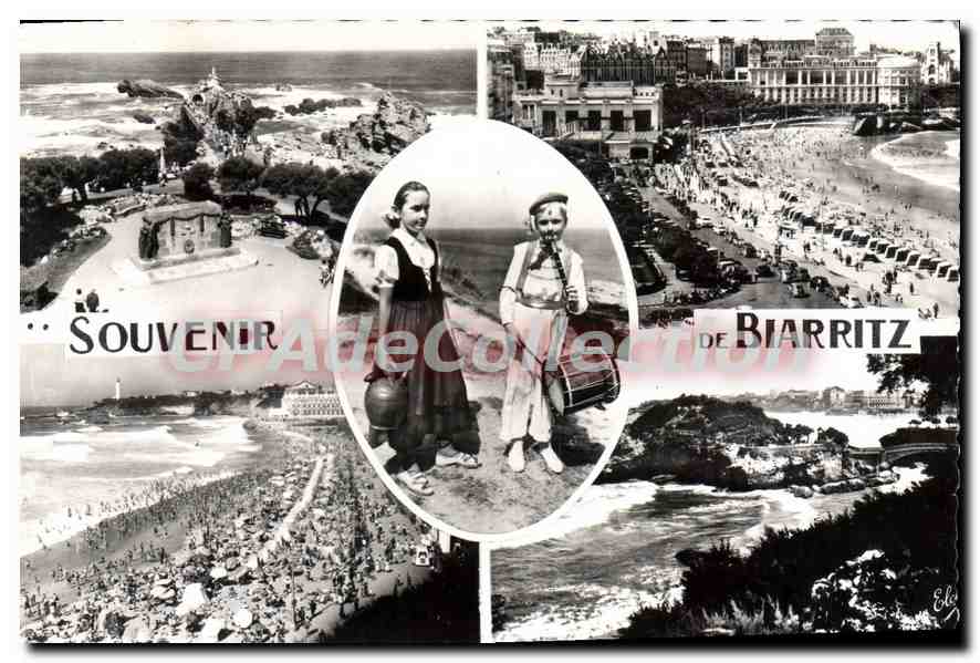CPA Souvenir De Biarritz