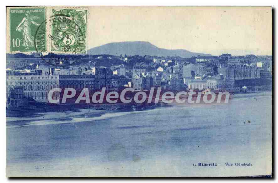 CPA Biarritz Vue Generale