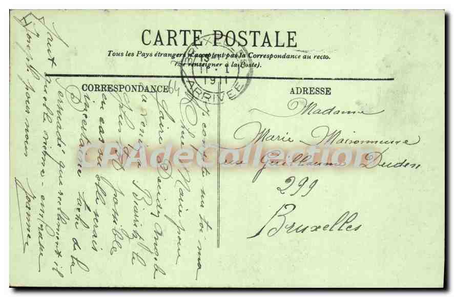 CPA Biarritz Hotel Regina — Rückseite