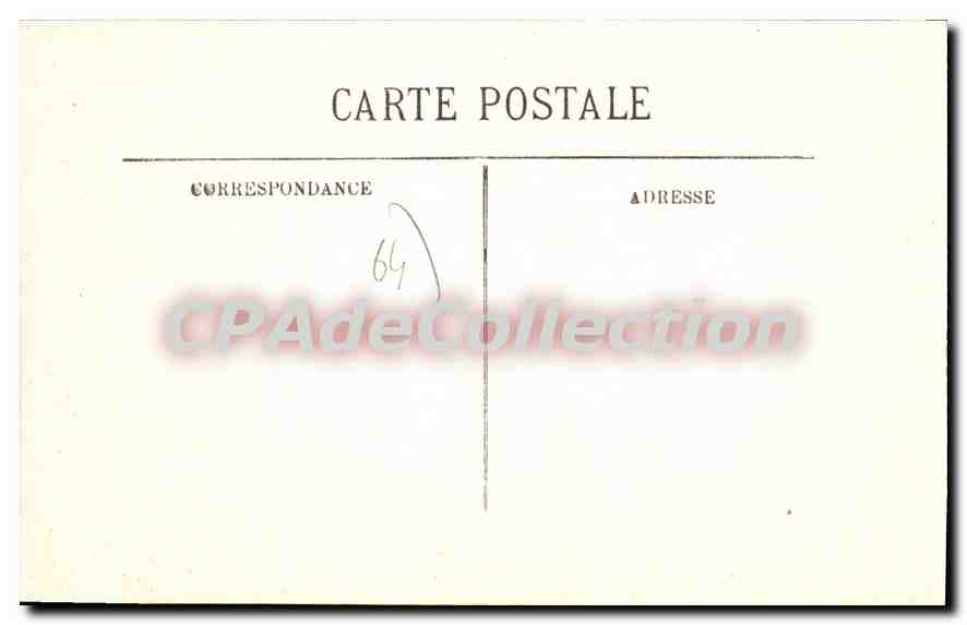 CPA Biarritz La Place De la Liberte — Rückseite