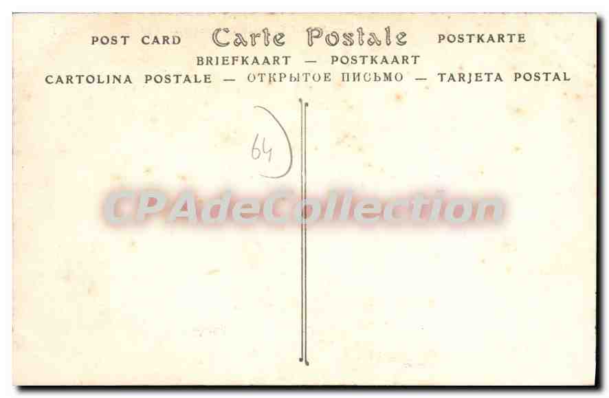 CPA Biarritz Le Port Vieux Et Le sémaphore — Rückseite