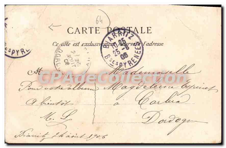 Biarritz — L'Église Dominicaine — Marcel Dalboy, édit. — Bordeaux — Reverso