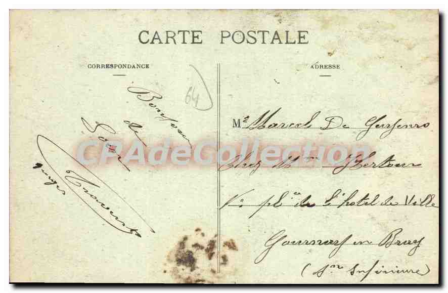Hendaye (B.-P.) — L'Entrée de la Gare - Vue sur Fontarabie - Le Mont Jasquibel — Marcel Delboy, phototype, Bordeaux — Reverso