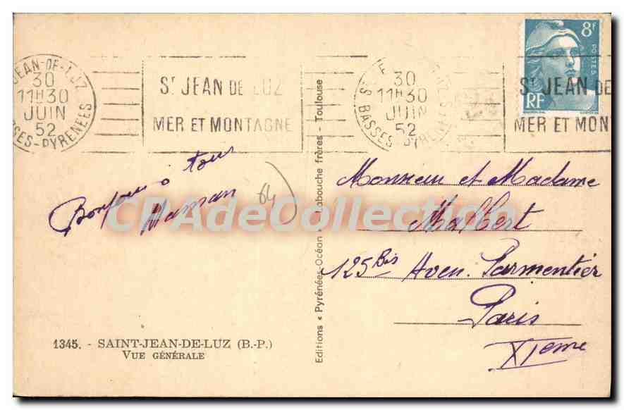 Saint-Jean-de-Luz — Vue générale — Éditions Toulouse frères — Reverso