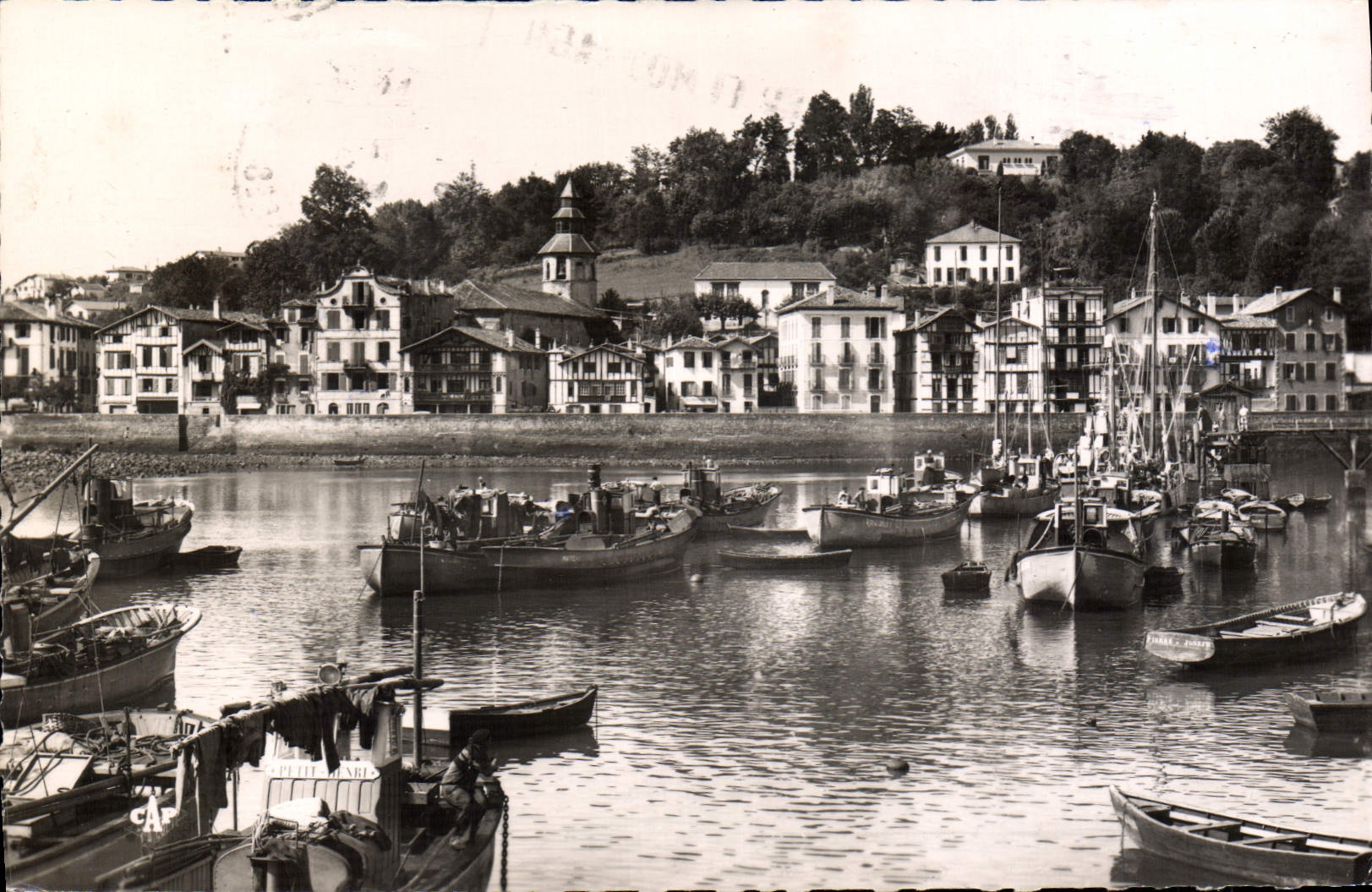 ST-JEAN-DE-LUZ — Vista verso Ciboure — editore C.A.P. n°8