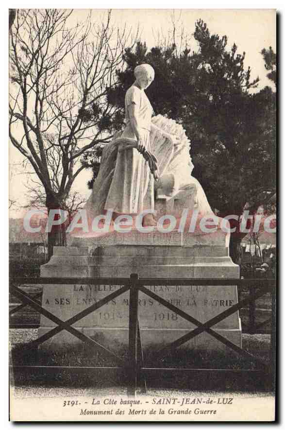 Saint-Jean-de-Luz — Monumento dei Morti della Grande Guerra — Béomotype Gautreau, Laigon (Gironde)