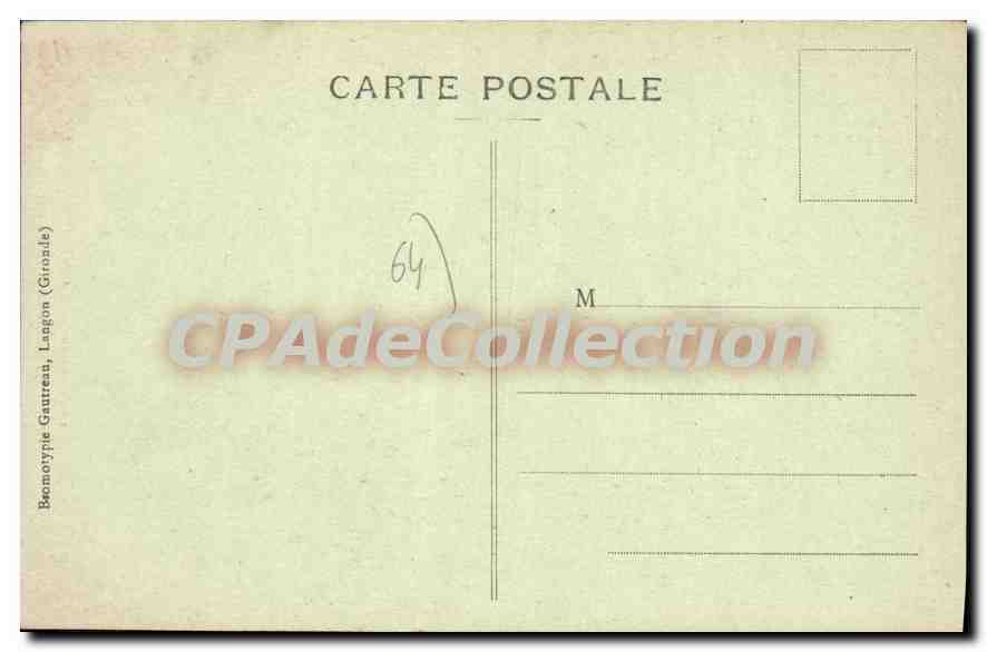 Saint-Jean-de-Luz — Monumento dei Morti della Grande Guerra — Béomotype Gautreau, Laigon (Gironde) — Verso