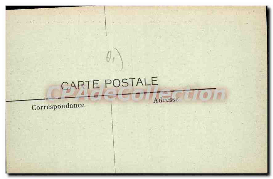 CPA Laruns Vue Generale Prise De La vierge — Rückseite