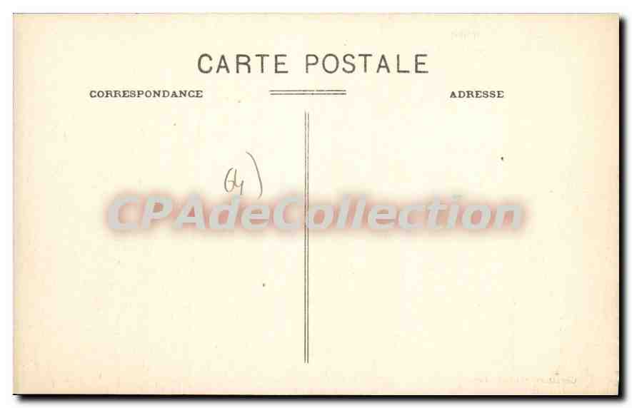 CPA Laruns Vue Generale Et Le Pic Du Ger — Rückseite