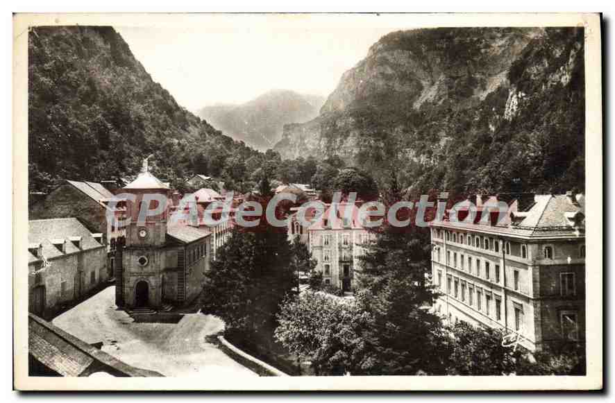 CPA Eaux Chaudes Vue Generale