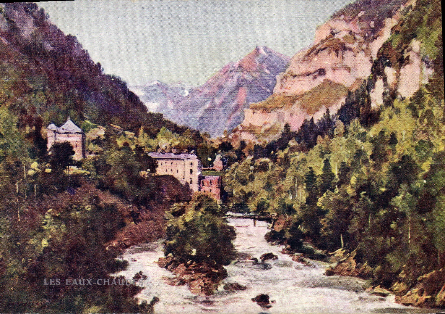 Les Eaux-Chaudes — Pyrénées — Verlag L&M Marque Géographique, Nr. XVII