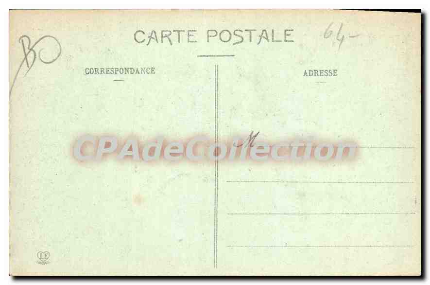 Les Basses-Pyrénées - Eaux-Bonnes - Vue Générale - Prise d'Azé - Phototype Labrouche Frères, Toulouse — Rückseite
