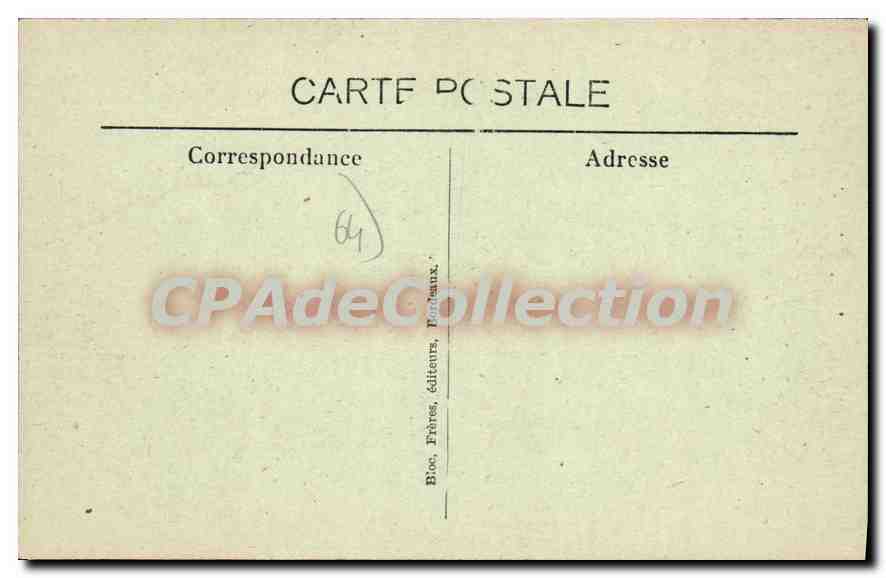 Cambo - Die Terrassen - Die Kirche — Bloc Frères, Verleger, Bordeaux - n°2841 — Rückseite