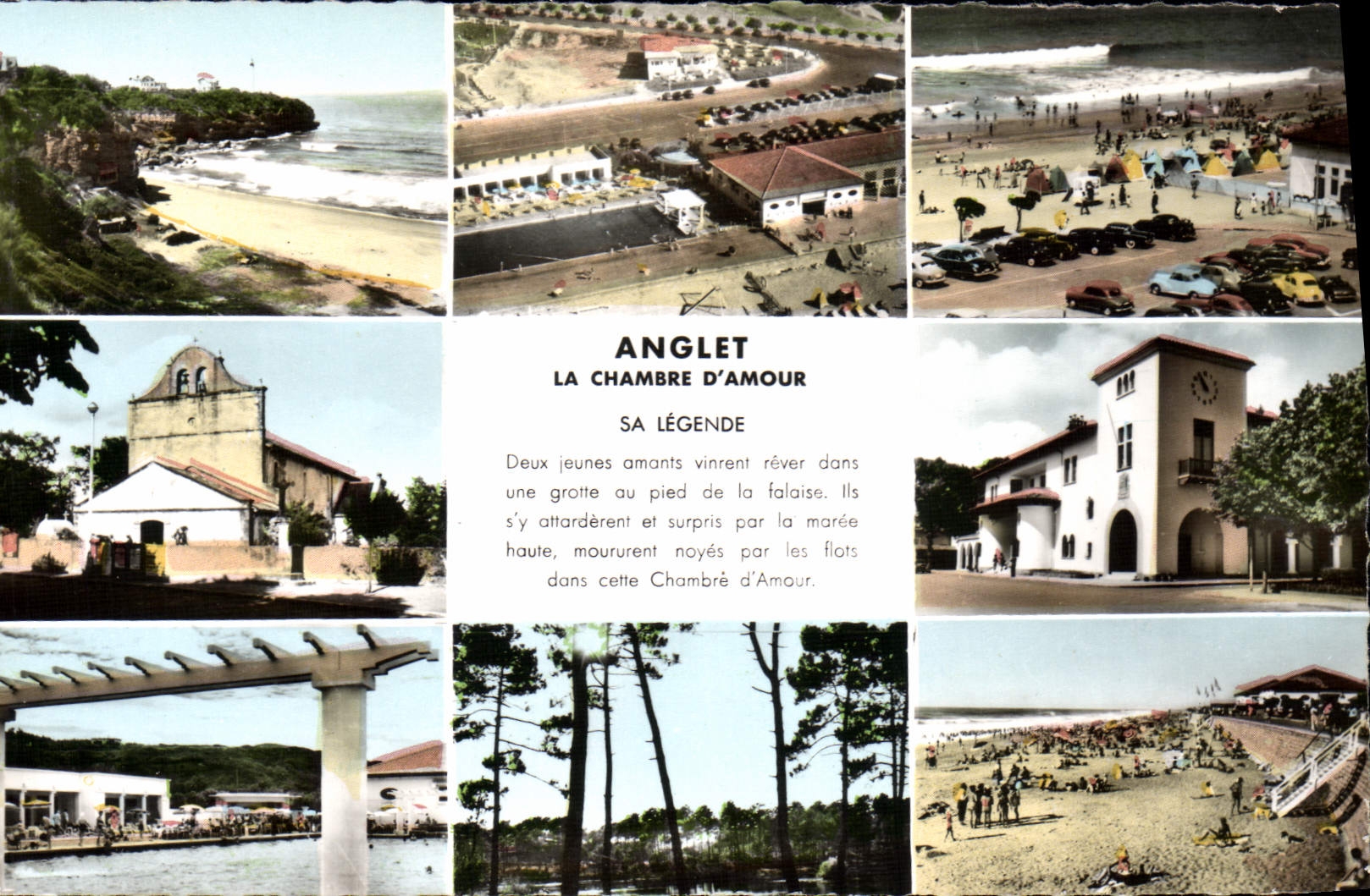 Anglet - La Chambre d'Amour — légende des amants noyés — Réal-Photo