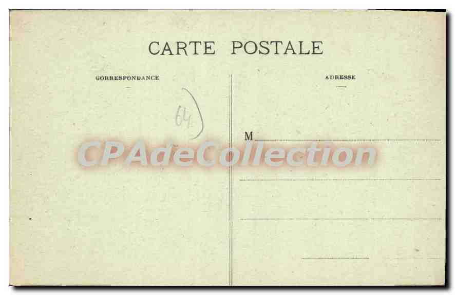 Oloron-Sainte-Marie — Los bordes del Gave en el viejo barrio — C.C. 36 — Reverso