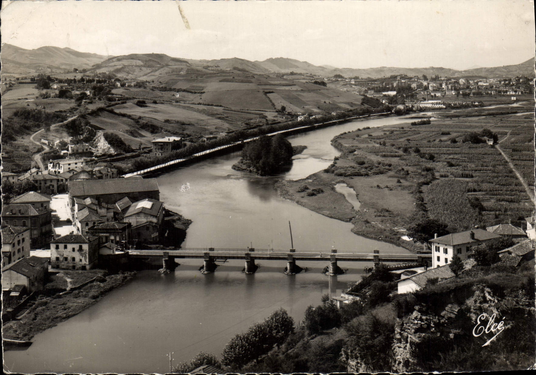 Le Pont International à Béhobie — Espagne — Éditeur Elcé