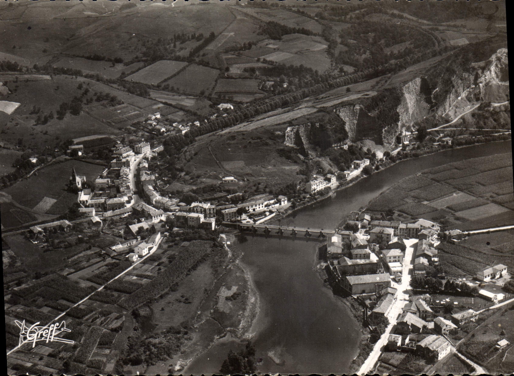 Behobia (Basses-Pyrénées) — Vue aérienne — Éditions Greff