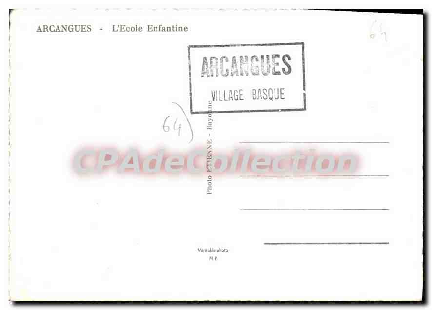 Arcangues - Die Kindertagesstätte — Photo Ettienne, 64 — Rückseite
