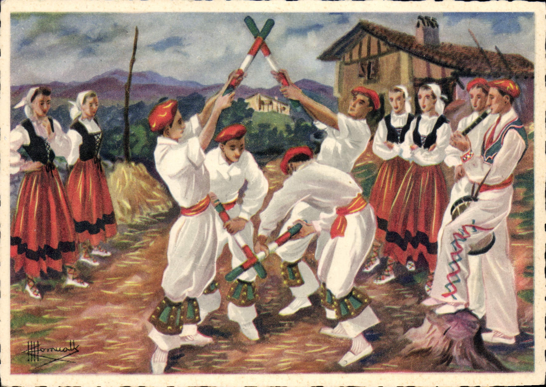 Danse des gros batons — Pays Basque — Éditions Gaby, N° 30