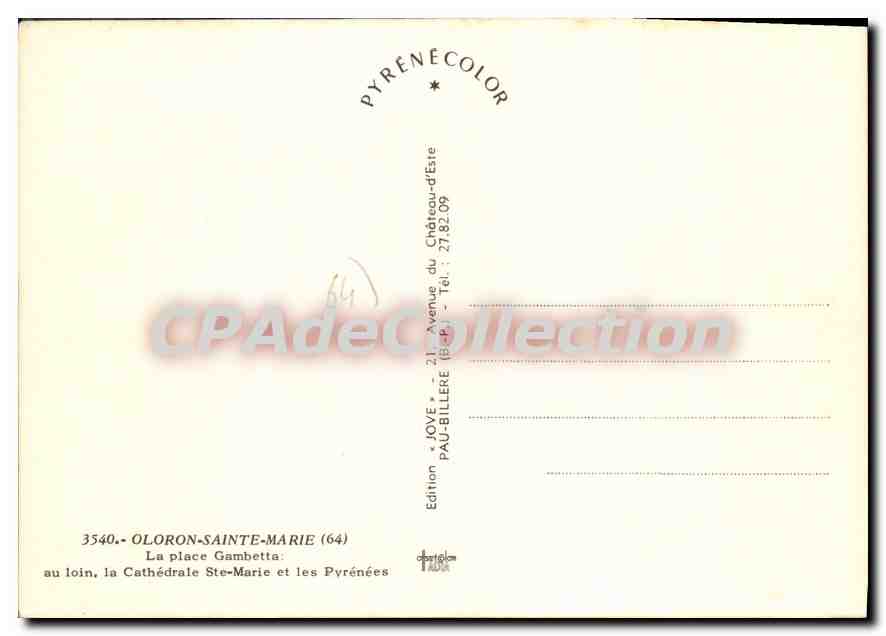 Oloron-Sainte-Marie — La place Gambetta — Édition JOVE — Reverso