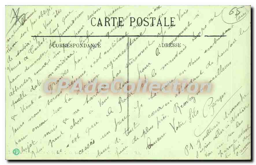 CPA Argeles-GAZOST pont de Tillos — Verso