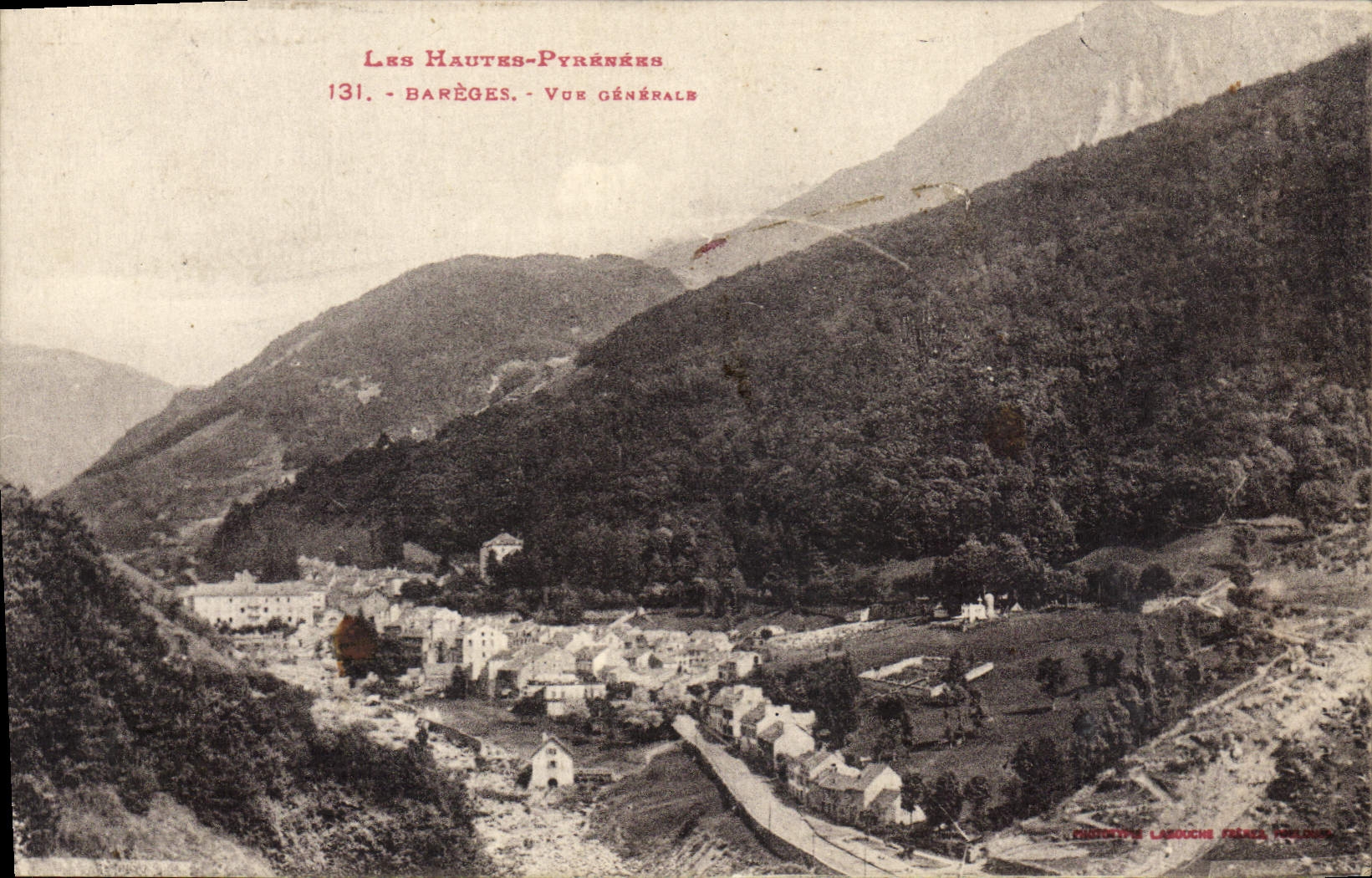 CPA Les Pyrenees Bareges Vue Generale