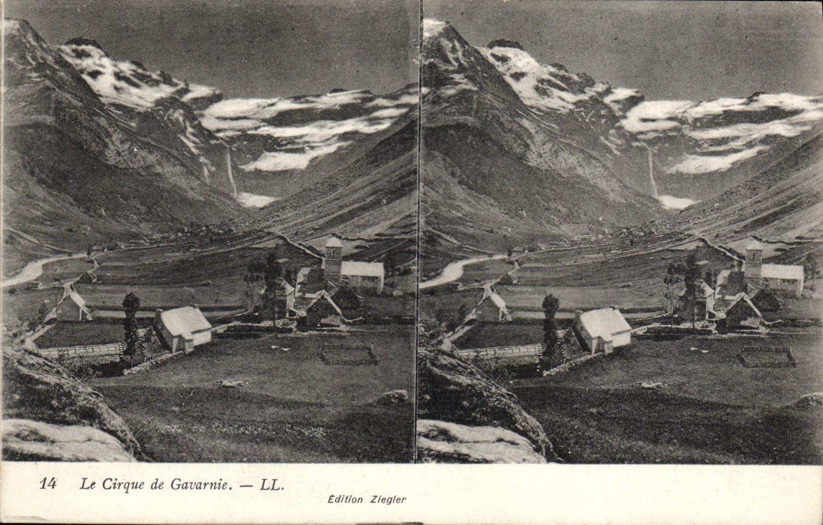 Le Cirque de Gavarnie — LL. — Edition Ziegler - Anverso