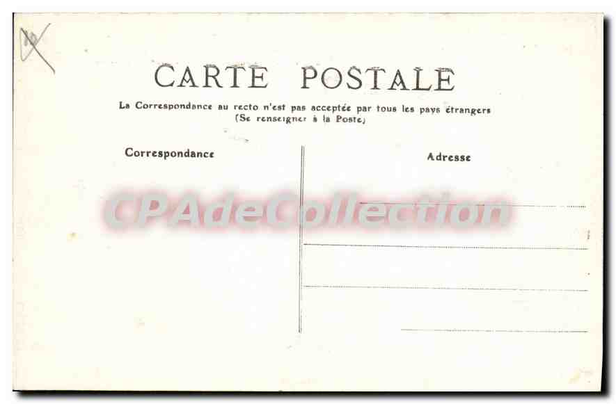 CPA Luz St Sauveur Route pont Napoléon — Verso