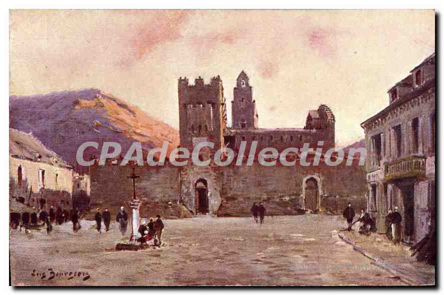 CPA Luz St Sauveur L'Eglise Des templiers par Bourgeois