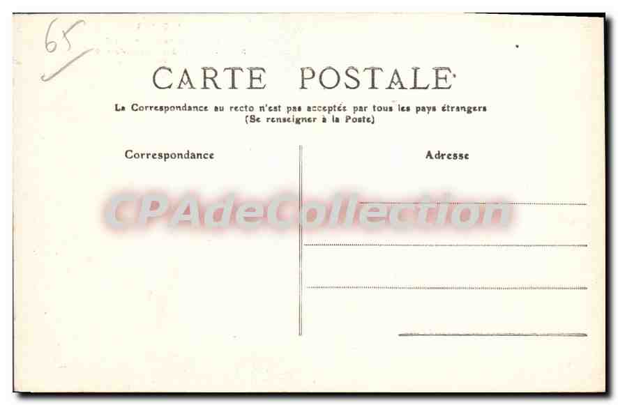 CPA Luz Vue Generale Prise De La Chapelle de Solférino — Verso