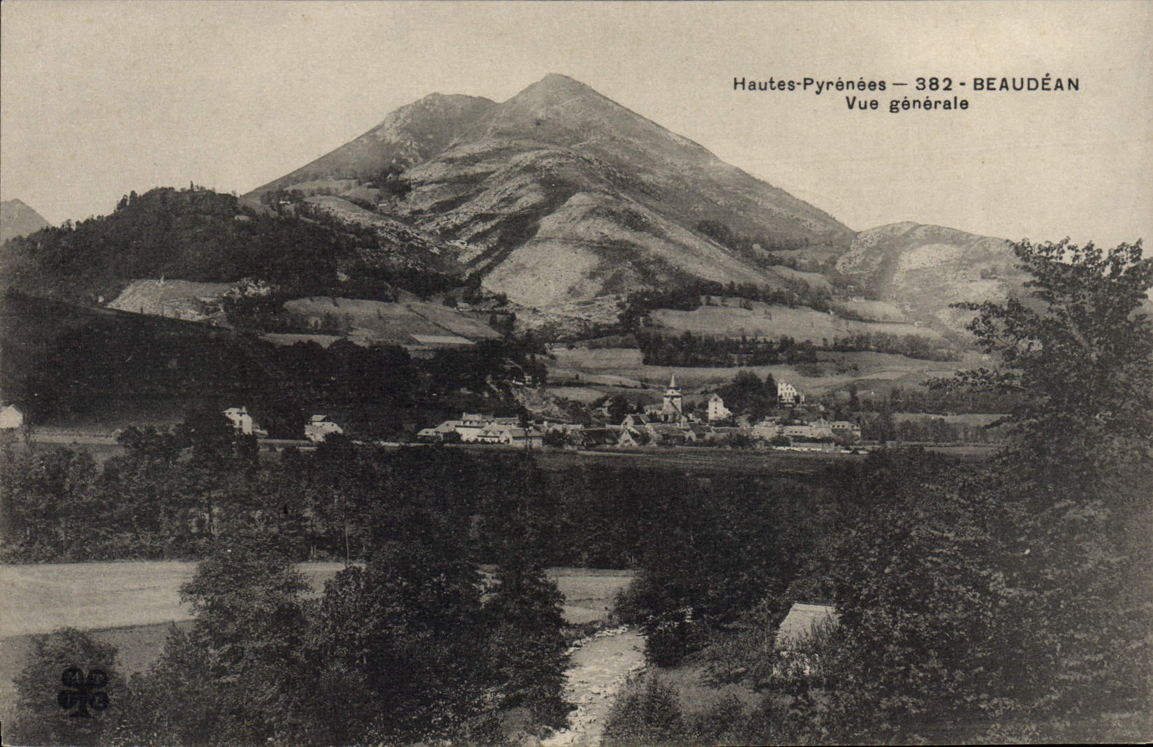 Hautes-Pyrénées — 382 - BEAUDÉAN — Vue générale - Anverso