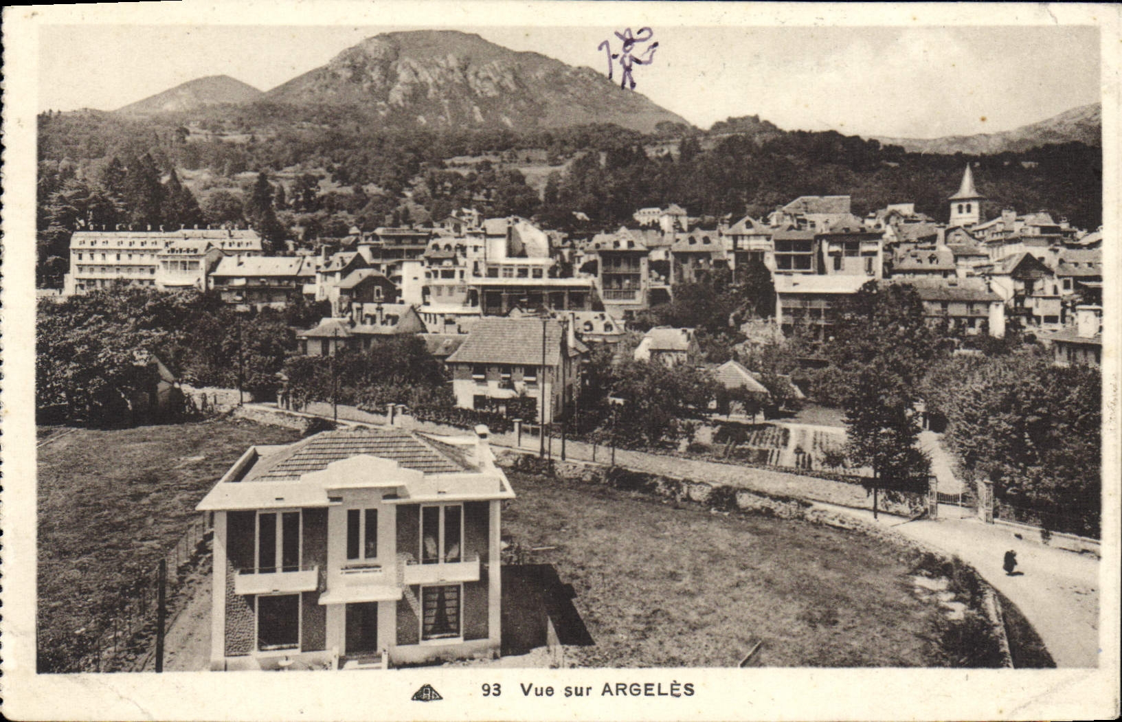 CPA Argeles Vue