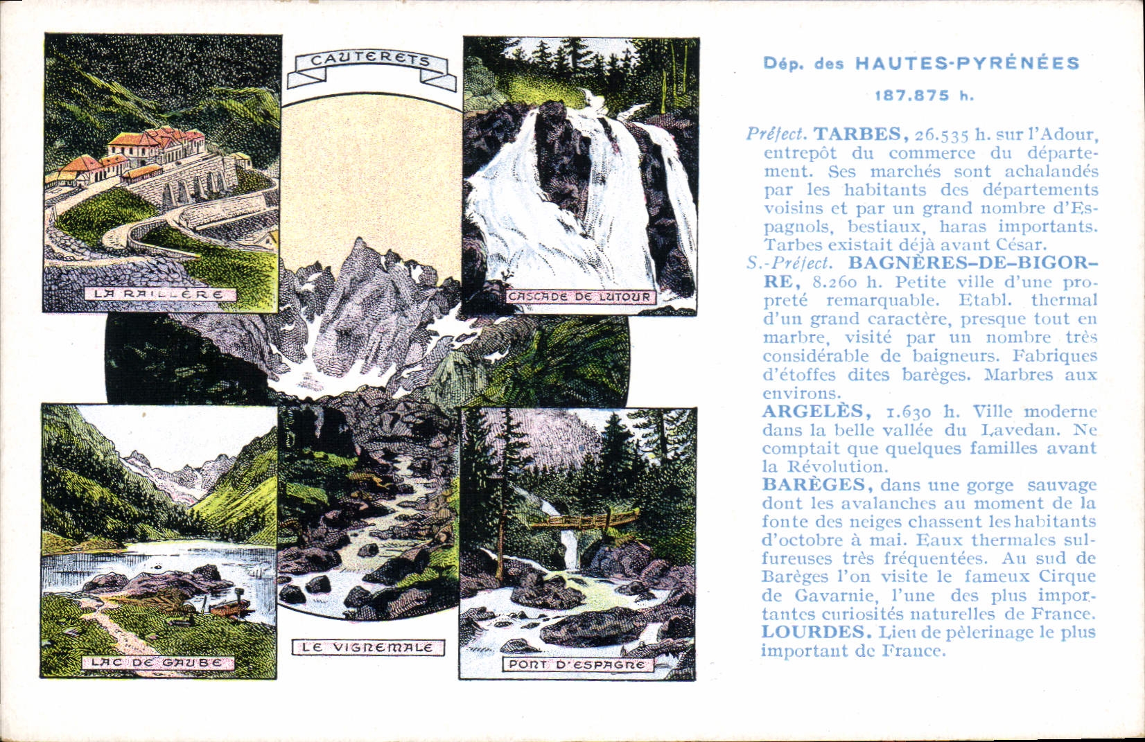 CPA département hautes pyrénées Bagneres De Bigorre