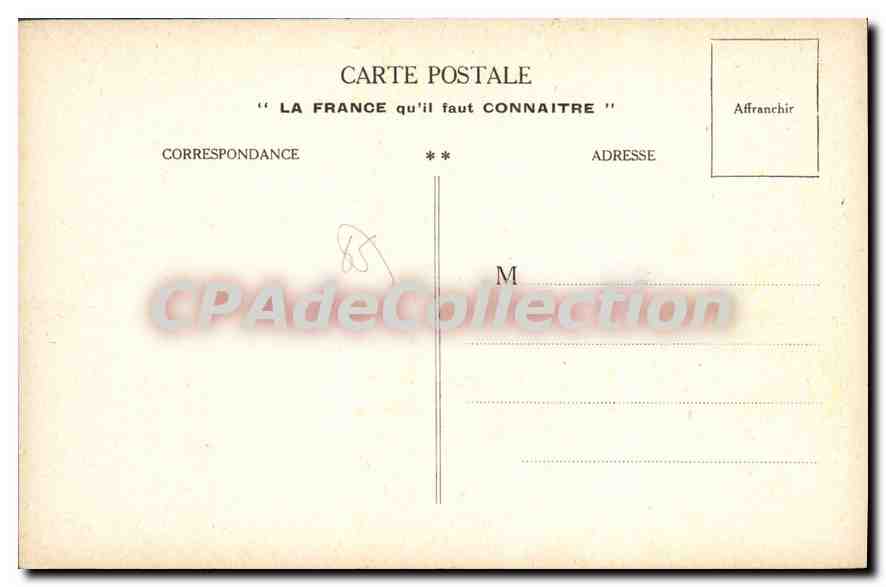 CPA département hautes pyrénées Bagneres De Bigorre — Verso