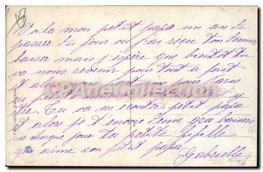 CPA Luz St Sauveur colonne — Verso