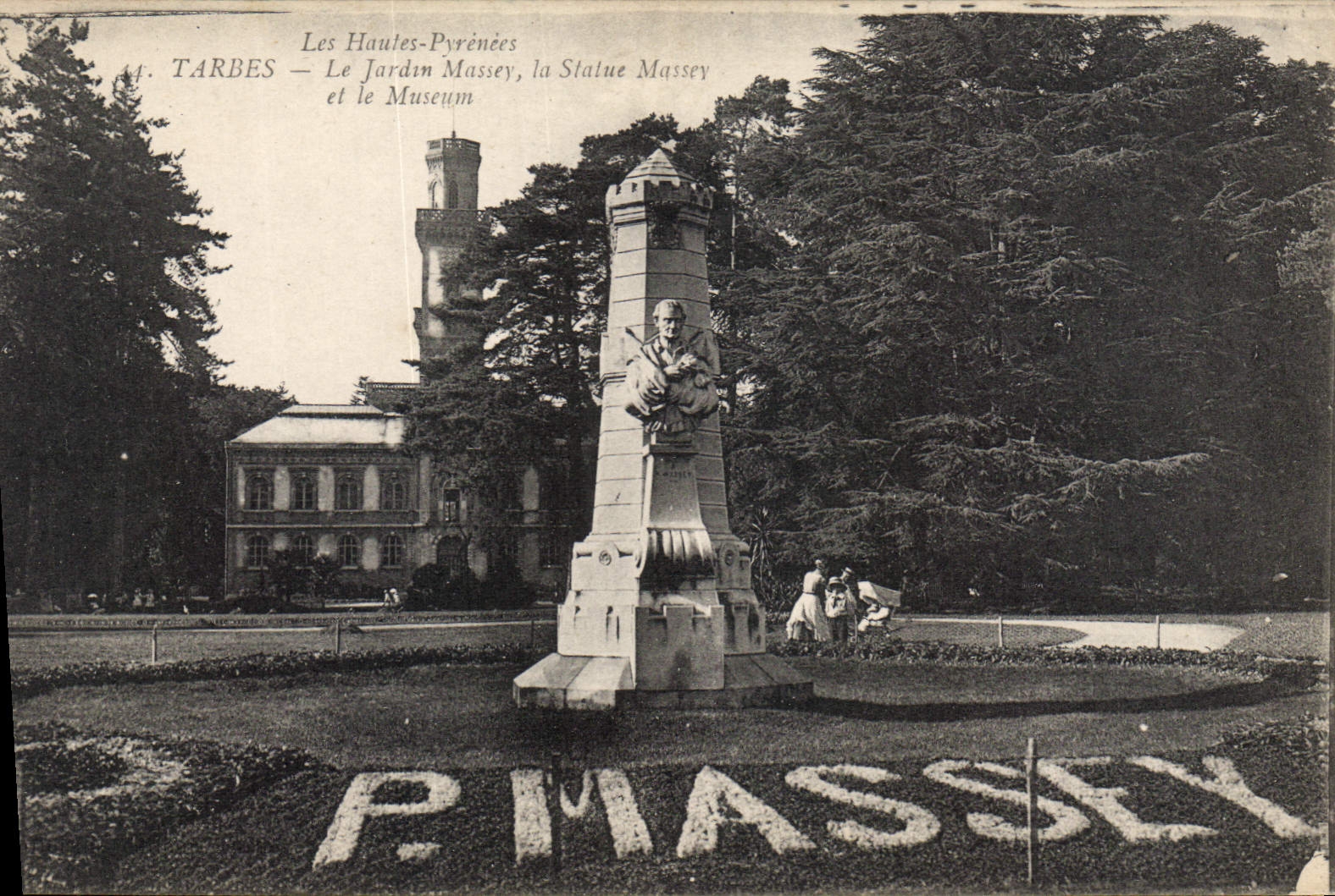CPA Tarbes Le Jardin Massey museum