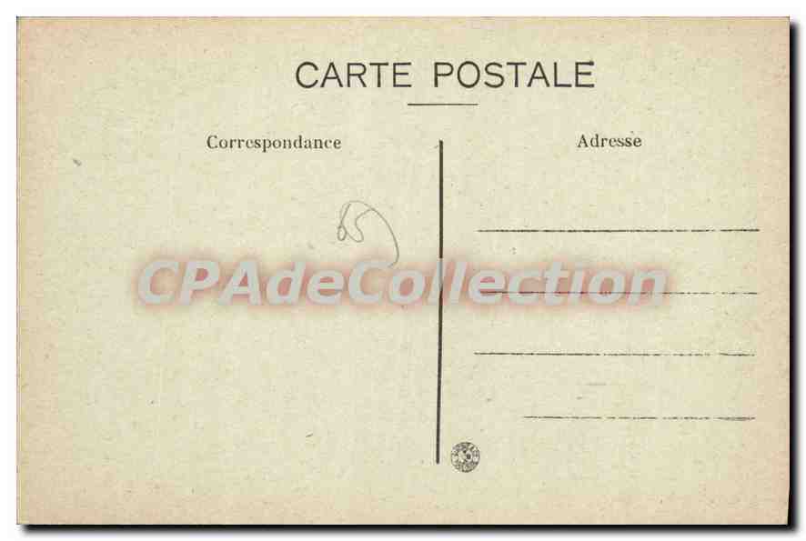 CPA Tarbes Le Jardin Massey museum — Verso