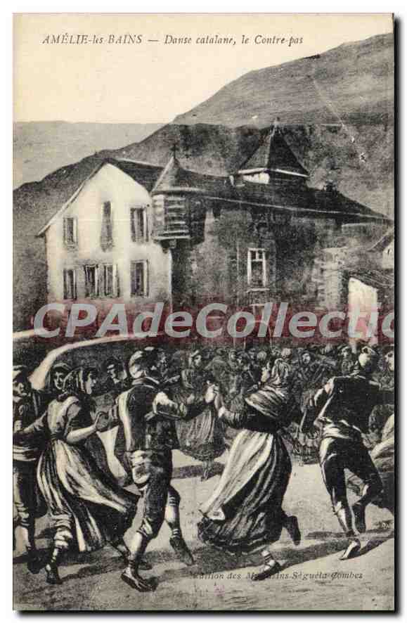 Amélie-les-Bains — Danse catalane, le Contre-pas — Édition des Messieurs Séguela-Gombes