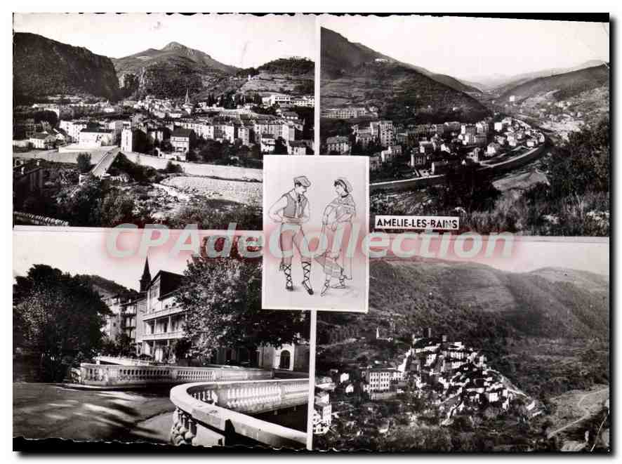 CPSM Amelie Les BAINS vue générale