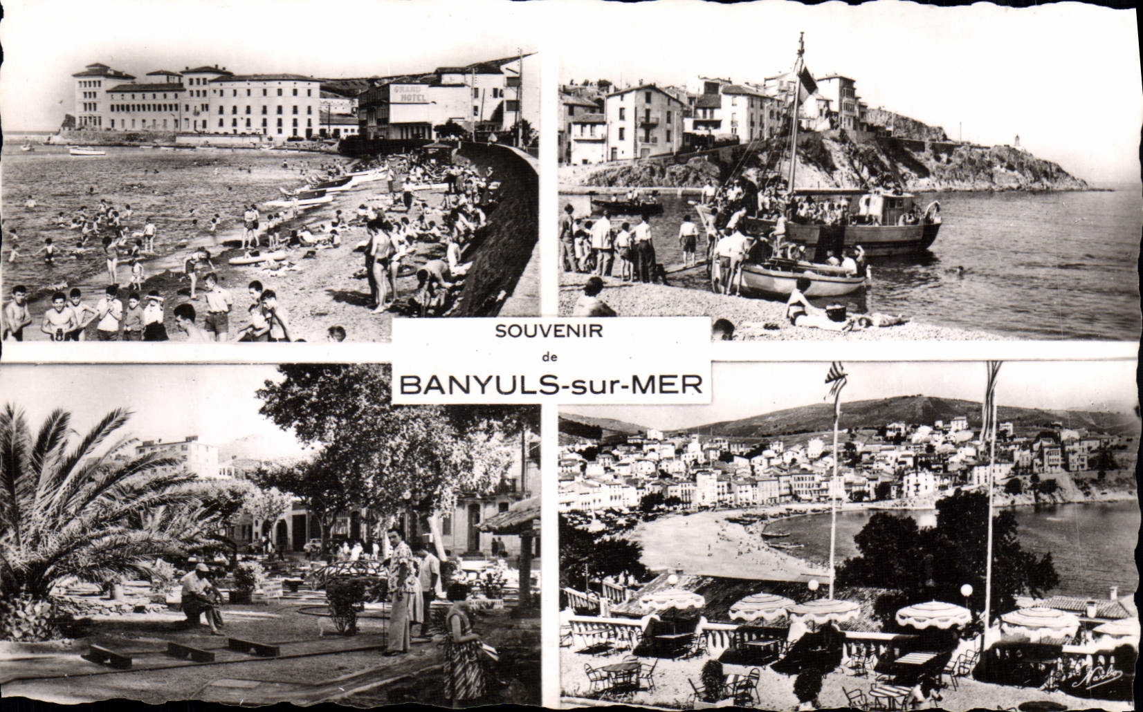 CPA Banyuls Sur Mer souvenir plage golf