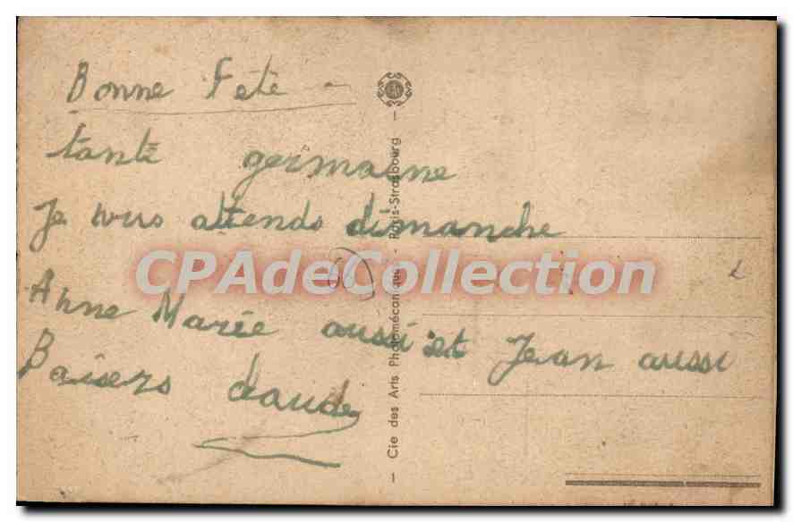 CPA Perpignan carte à système Une qui vient de loin BOZZ — Rückseite