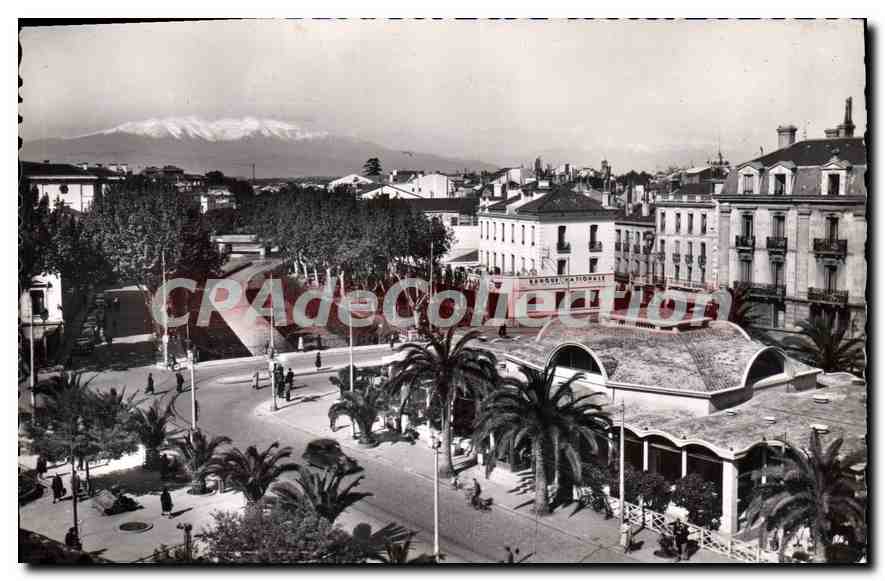 CPA Perpignan Le Palmarium Les Quais De La Basse