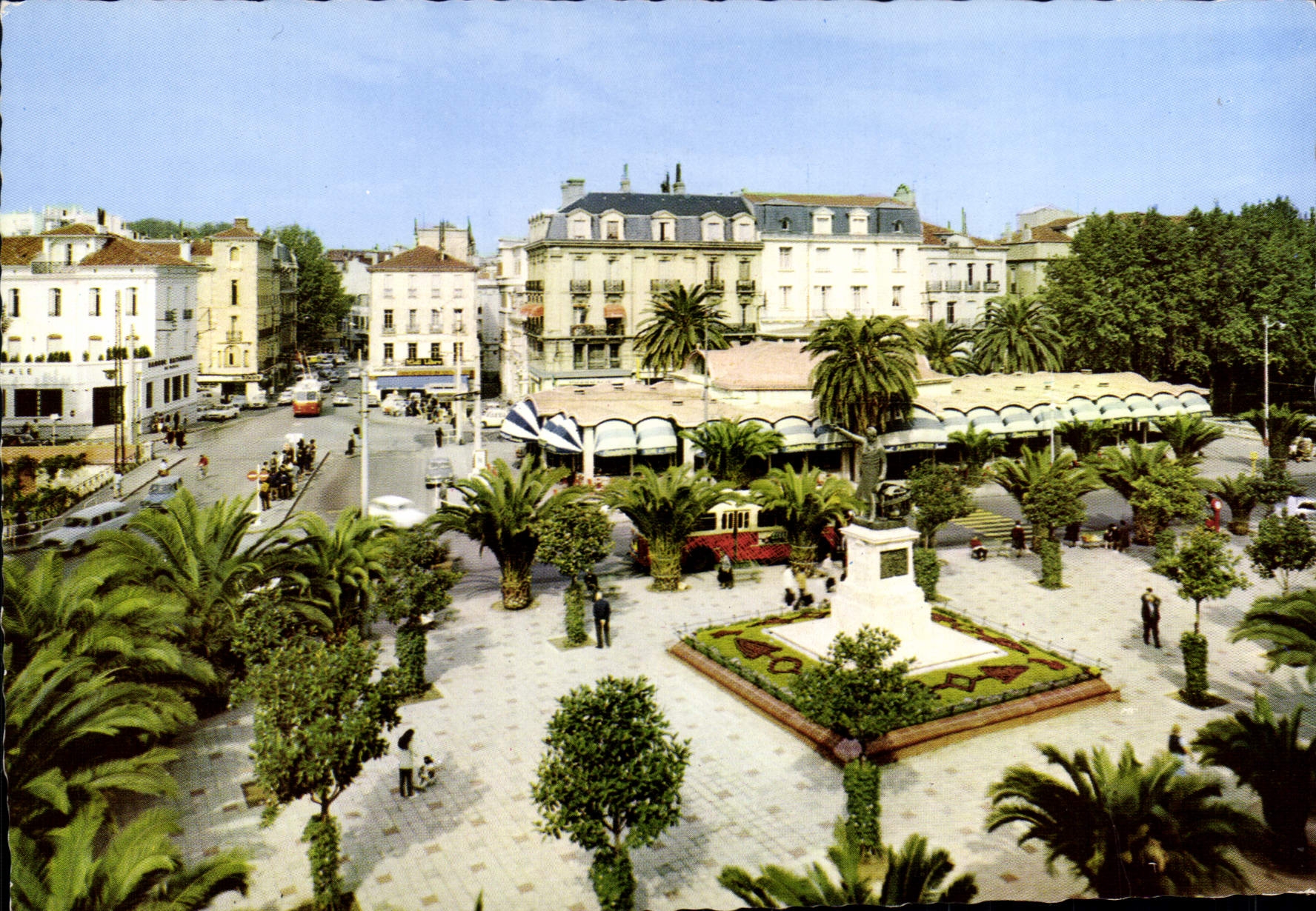 CPSM Perpignan La Place Arago Et Le Palmarium