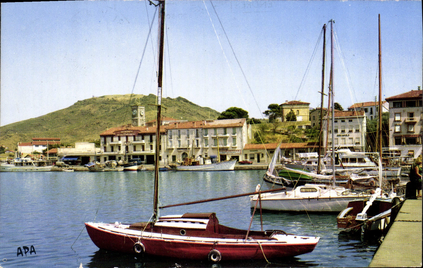 CPA Port VENDRES Un Coin Du Port Bateaux De Plaisance
