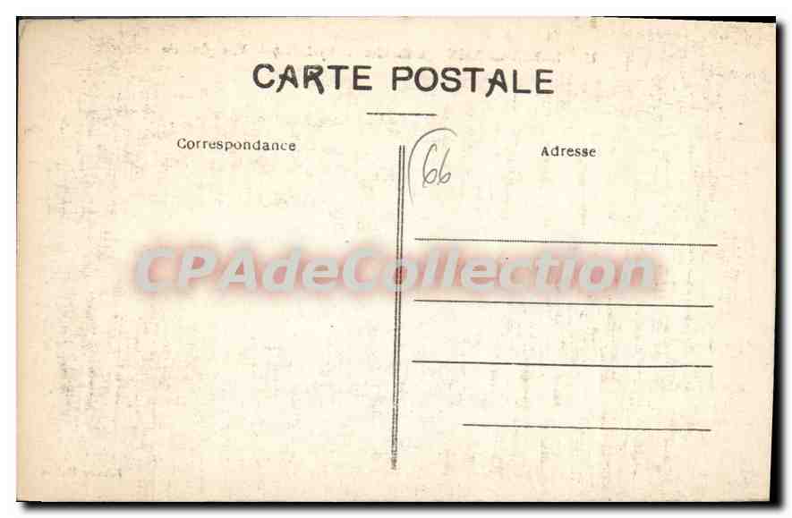CPA Vernet Les Bains Vue Generale — Verso