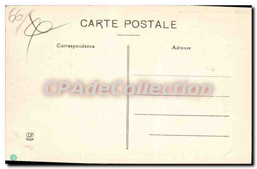 CPA La Preste Les Bains Le parc et l'établissement — Rückseite