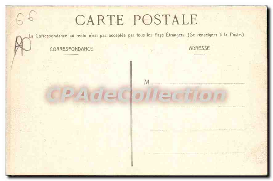 CPA Etablissement Thermal De La Preste Allees Du Parc — Verso