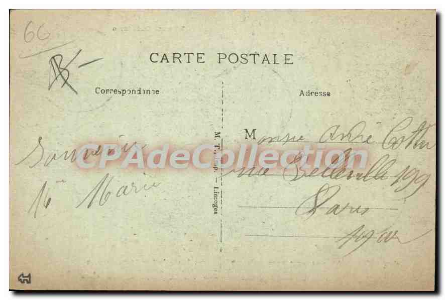 CPA Scene Catalane l'amoureux complaisant — Rückseite