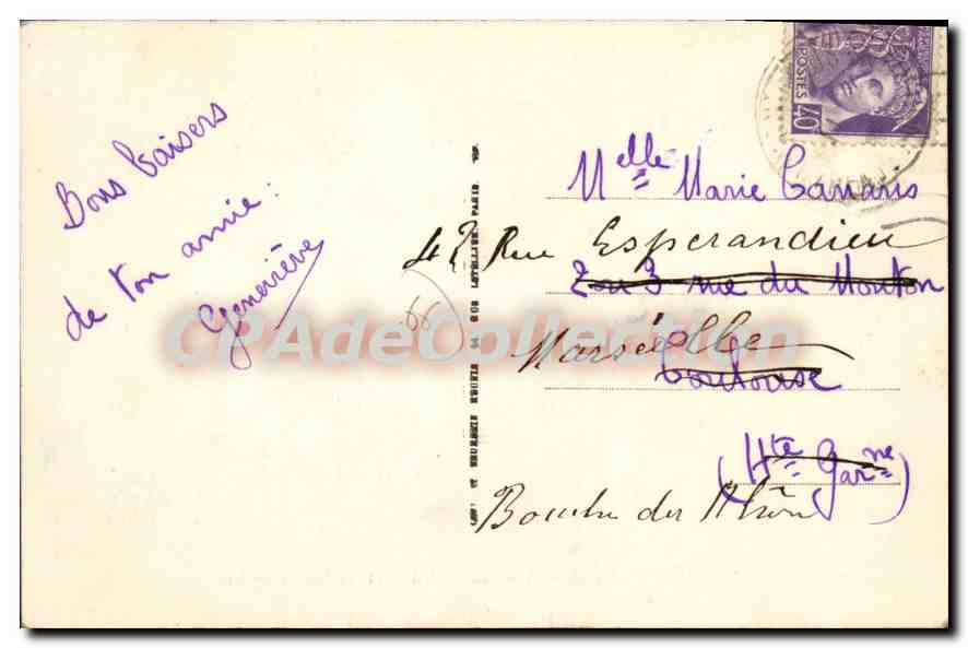 CPA Mont Louis Vue Sur Les Villas Et Les Hotels — Rückseite