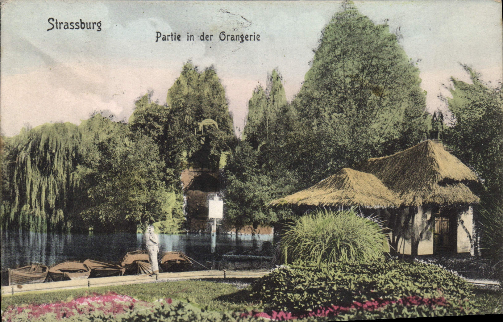 CPA Strasbourg Partie In Der Orangerie